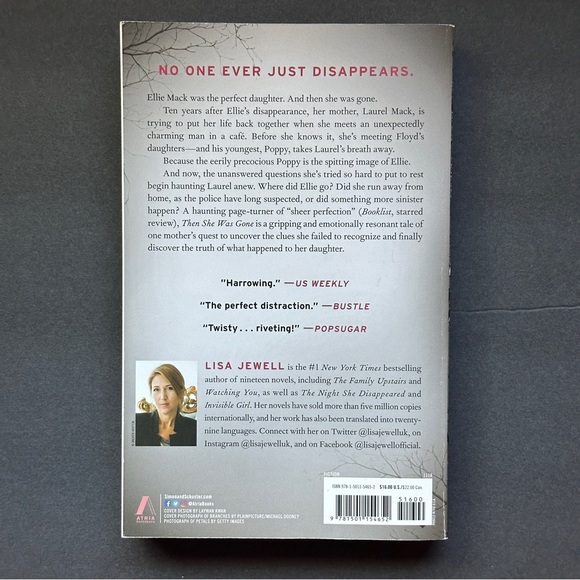Then She Was Gone: A Novel by Lisa Jewell | Fiction, Mystery | Paperback Book - Picture 2 of 8